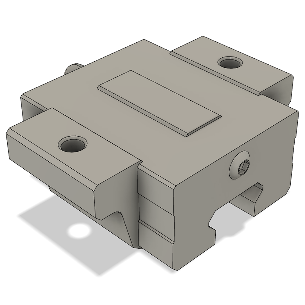 LSD15BK-F1S-N-D-M4 AIRTAC LOW PROFILE RAIL BEARING<br>LSD 15MM SERIES, NORMAL ACCURACY WITH NO PRELOAD (D) STANDARD, TOP MOUNTING FLANGE - SHORT BODY