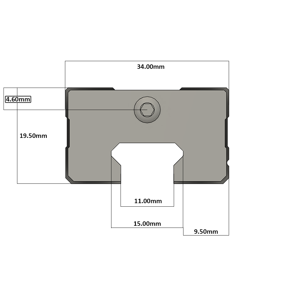 LSD15BK-HN-H-SB-M4 AIRTAC LOW PROFILE RAIL BEARING<br>LSD 15MM SERIES, HIGH ACCURACY WITH MEDIUMIUM PRELOAD (SB), SQUARE MOUNT - NORMAL BODY