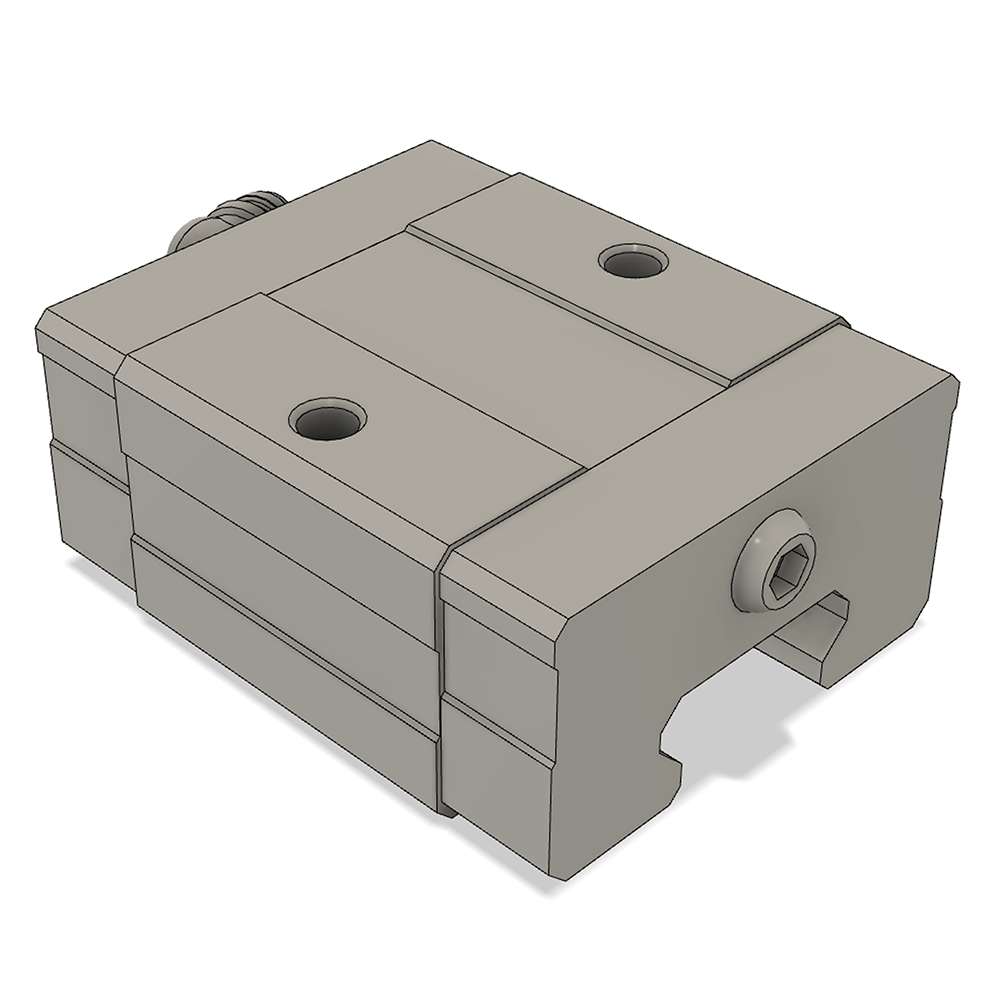LSD30BK-HS-H-SB-M6 AIRTAC LOW PROFILE RAIL BEARING<br>LSD 30MM SERIES, HIGH ACCURACY WITH MEDIUMIUM PRELOAD (SB), SQUARE MOUNT - SHORT BODY