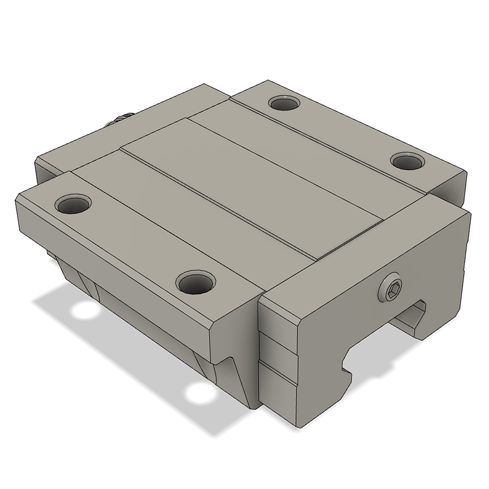 LSD35BK-F1N-H-SB-M6 AIRTAC LOW PROFILE RAIL BEARING<br>LSD 35MM SERIES, HIGH ACCURACY WITH MEDIUMIUM PRELOAD (SB), TOP MOUNTING FLANGE - NORMAL BODY