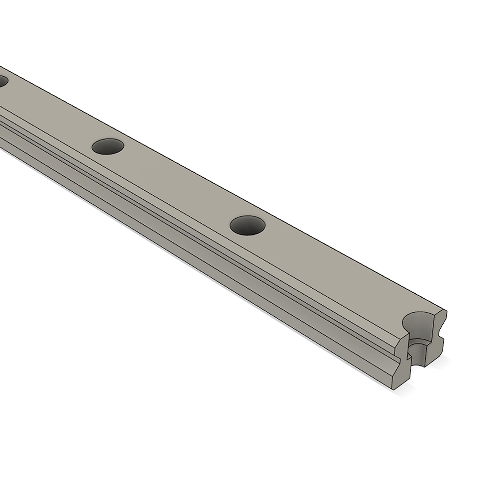 LSH30RLX360-S20-N-D AIRTAC LSH 30MM SERIES RAIL<br>NORMAL ACCURACY, 20MM END TO FIRST HOLE, CUT TO LENGTH OF 360MM