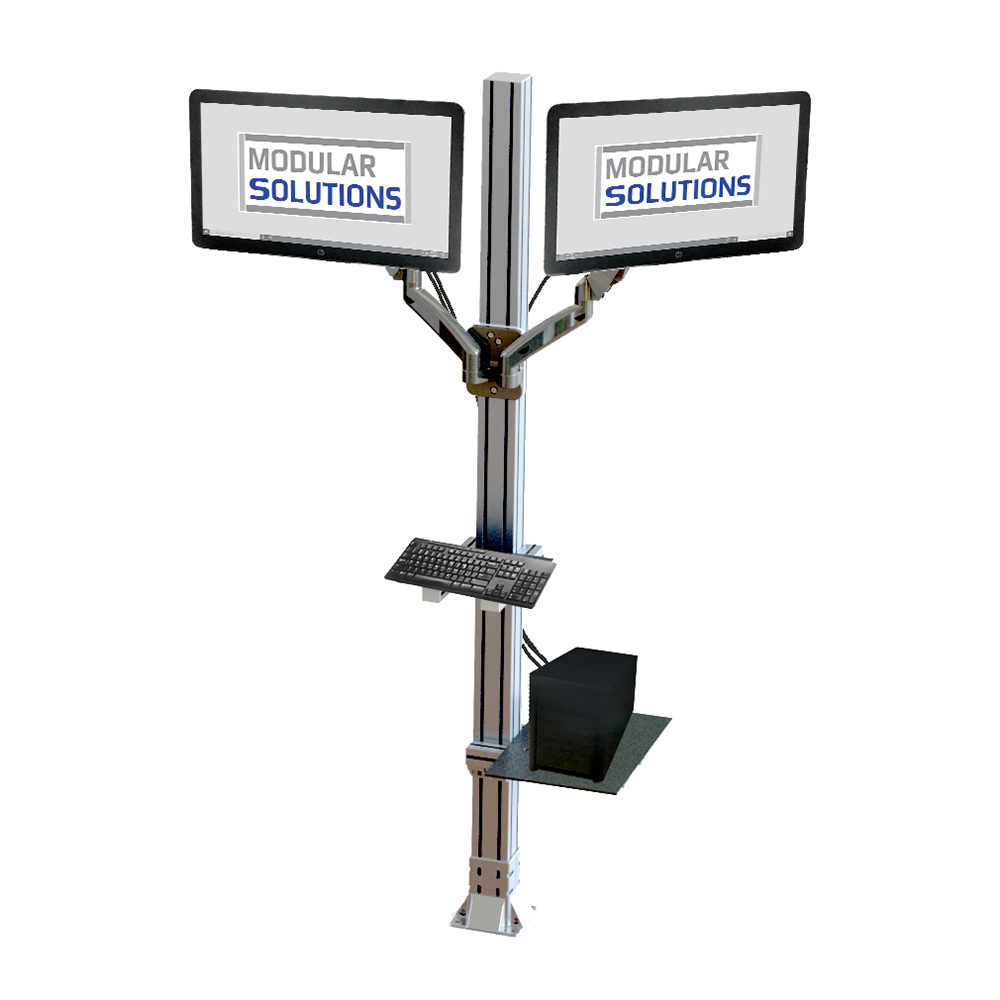 MONITOR STAND MODULAR SOLUTION COMPUTER AND MONITOR STAND  DESIGN