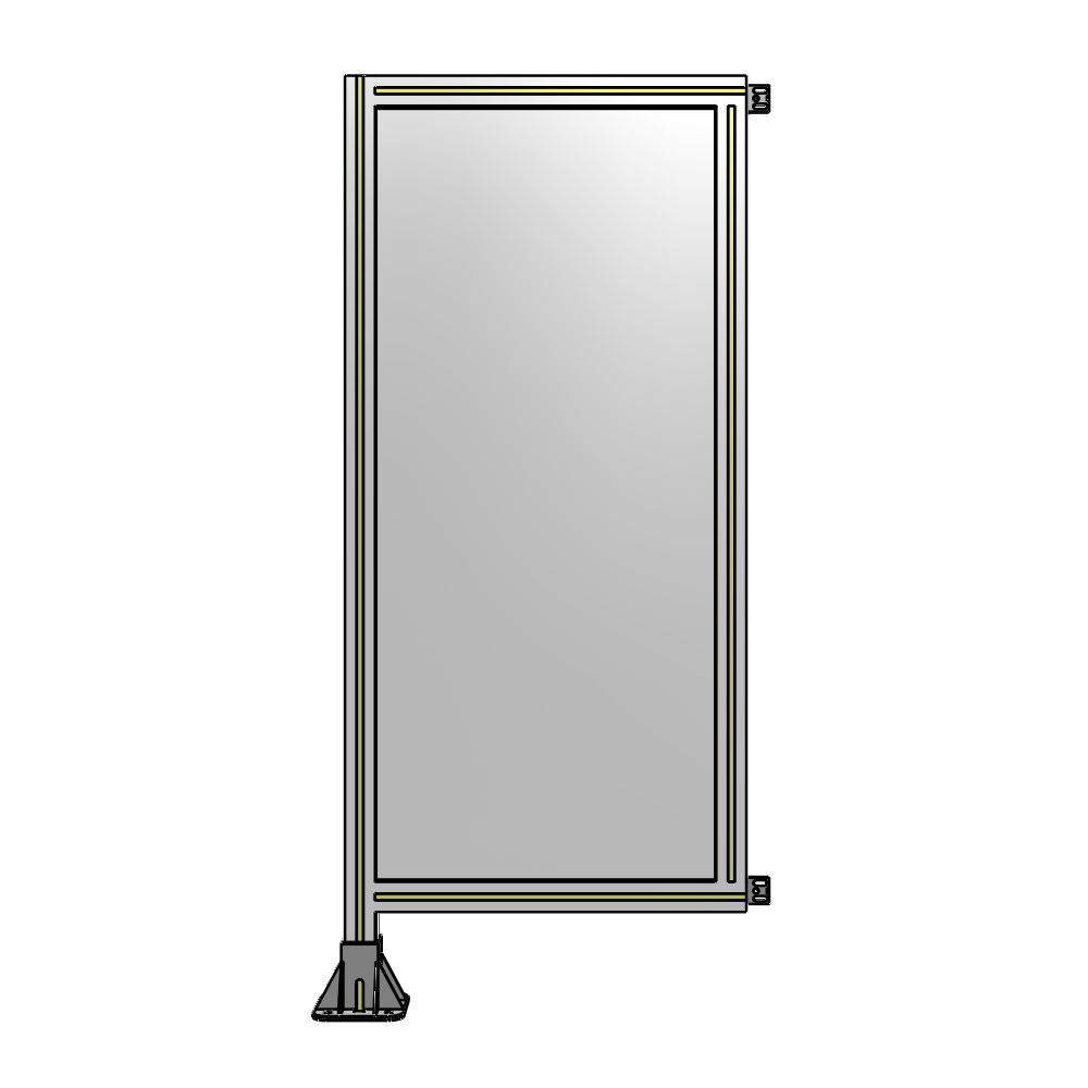 A1-1400-0600-0150-HYPFK GUARDING PANEL 1400MM TALL X 600MM WIDE 1/4'' POLYCARBONATE