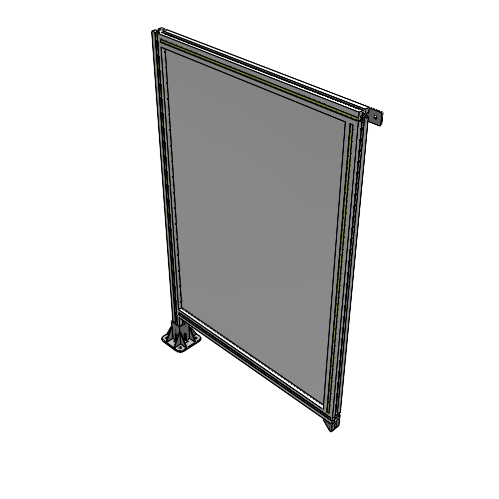 A1-1400-0900-0150-TYPFK GUARDING PANEL 1400MM TALL X 900MM WIDE 1/4'' POLYCARBONATE