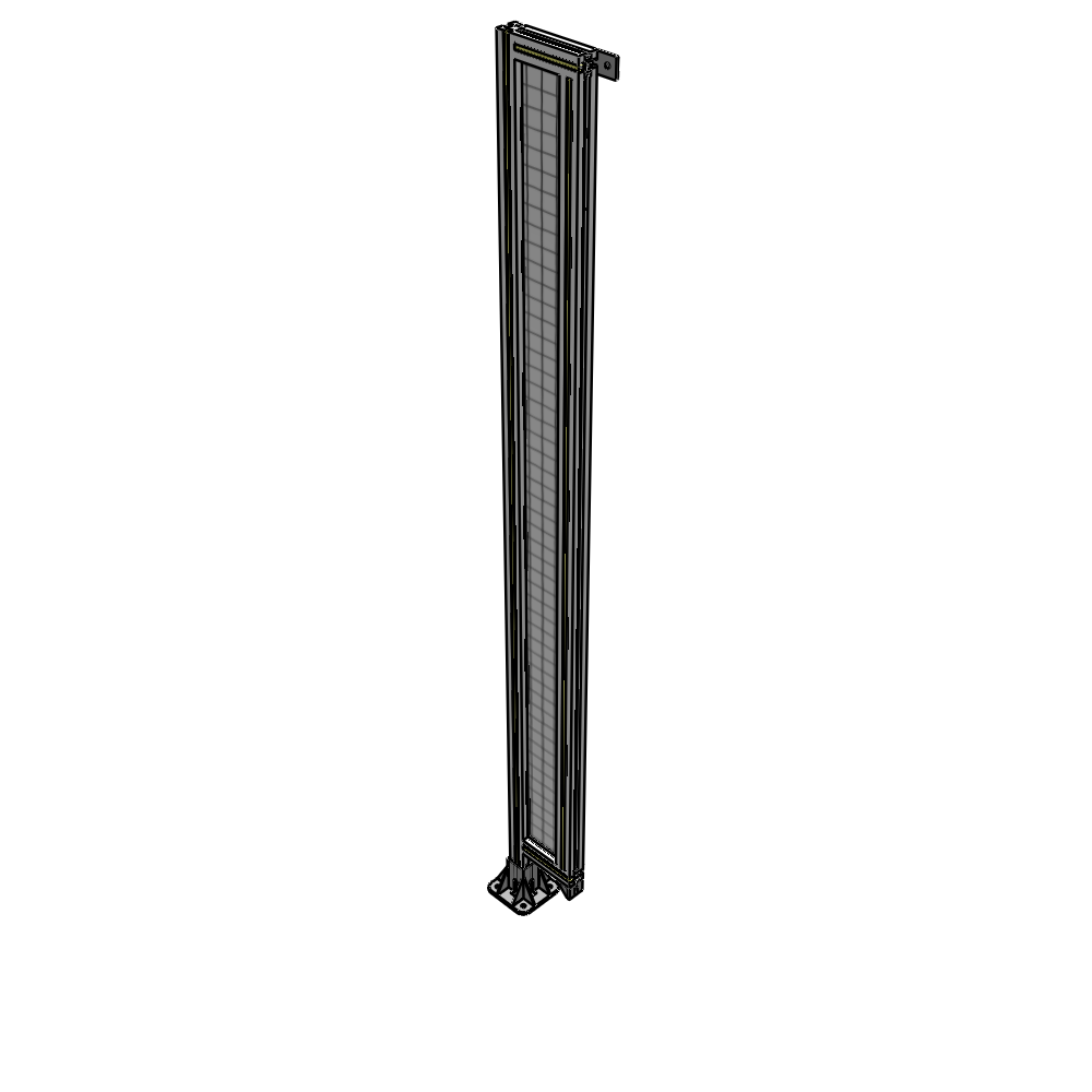 A1-2135-0200-0150-TYMFK GUARDING PANEL 2135MM TALL X 200MM WIDE 1'' MESH