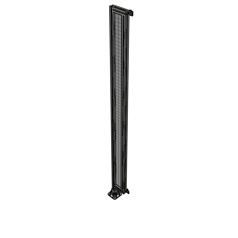 A1-2400-0200-0150-HYMFA GUARDING PANEL 2400MM TALL X 200MM WIDE 1'' MESH