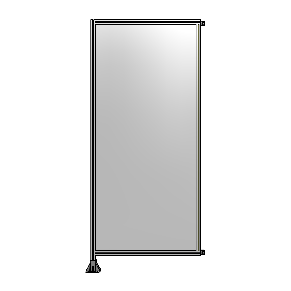 A1-2400-1050-0150-HYPFA GUARDING PANEL 2400MM TALL X 1050MM WIDE 1/4'' POLYCARBONATE