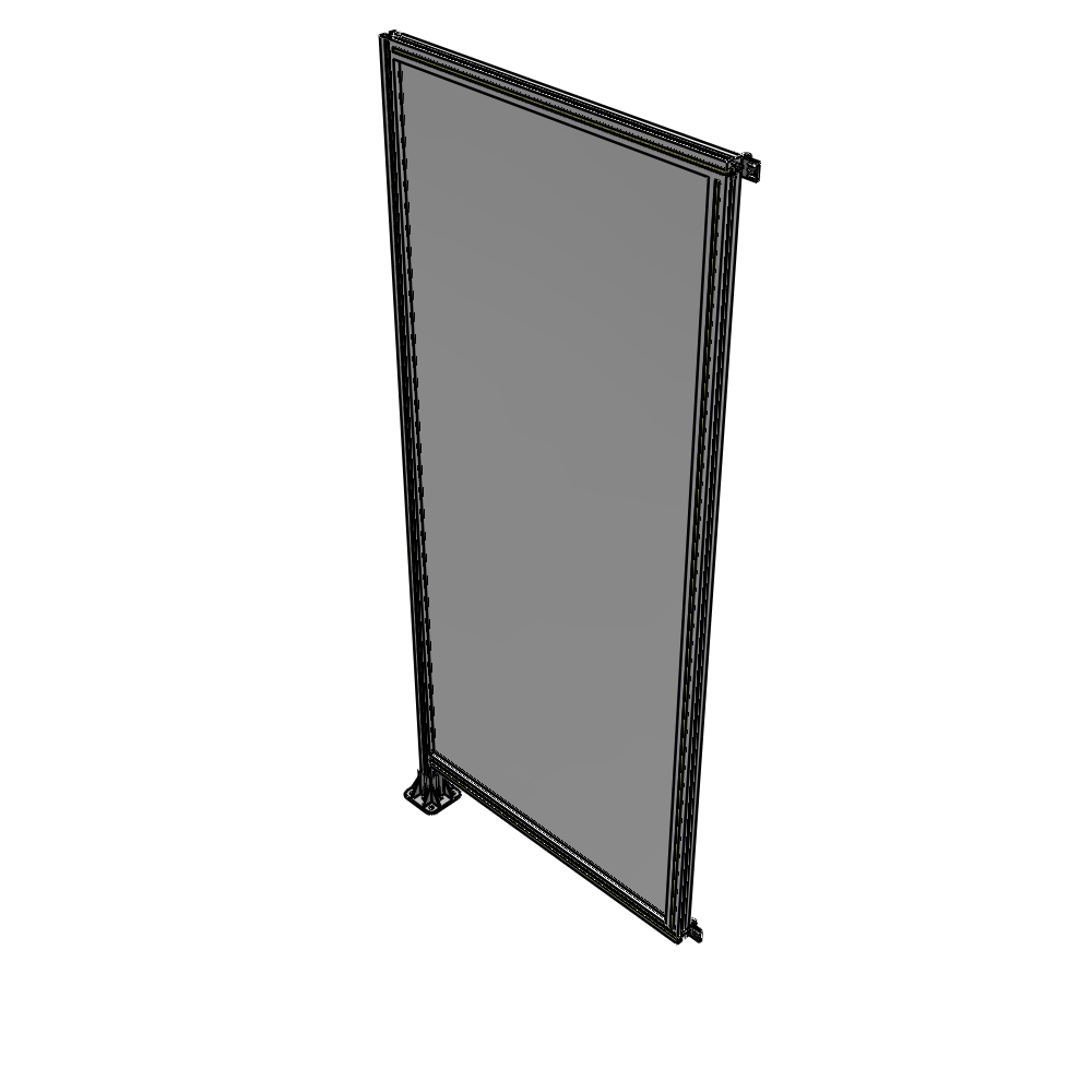 A1-2400-1050-0150-HYPFA GUARDING PANEL 2400MM TALL X 1050MM WIDE 1/4'' POLYCARBONATE