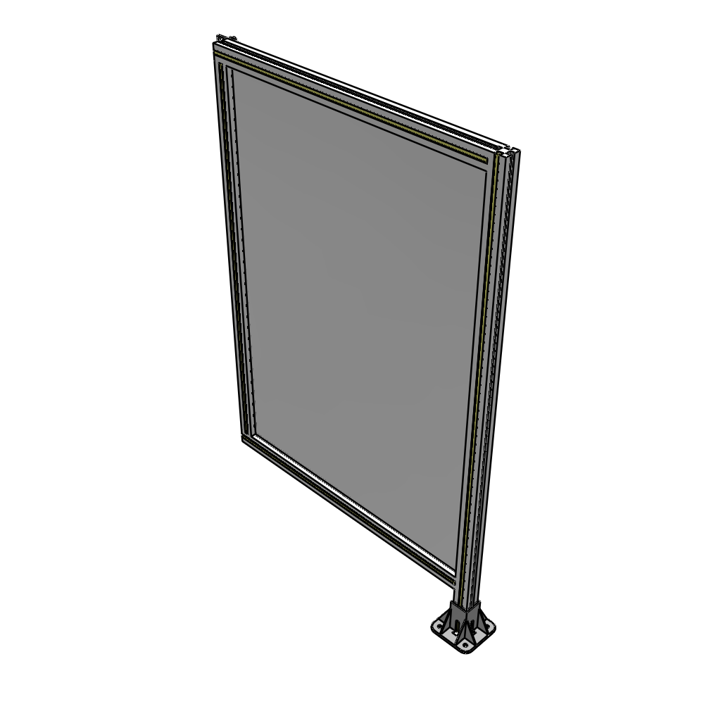 A2-1400-0900-0150-HYPFK GUARDING PANEL 1400MM TALL X 900MM WIDE 1/4'' POLYCARBONATE