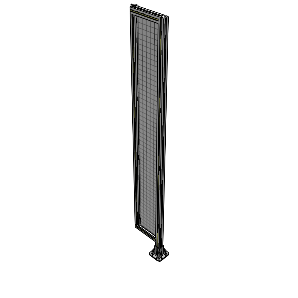 A2-2135-0300-0150-HYMFA GUARDING PANEL 2135MM TALL X 300MM WIDE 1'' MESH