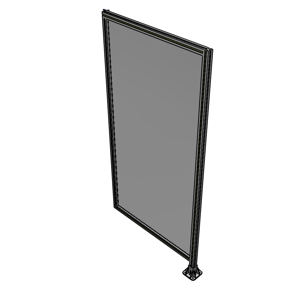 A2-2135-1050-0150-HYPFK GUARDING PANEL 2135MM TALL X 1050MM WIDE 1/4'' POLYCARBONATE