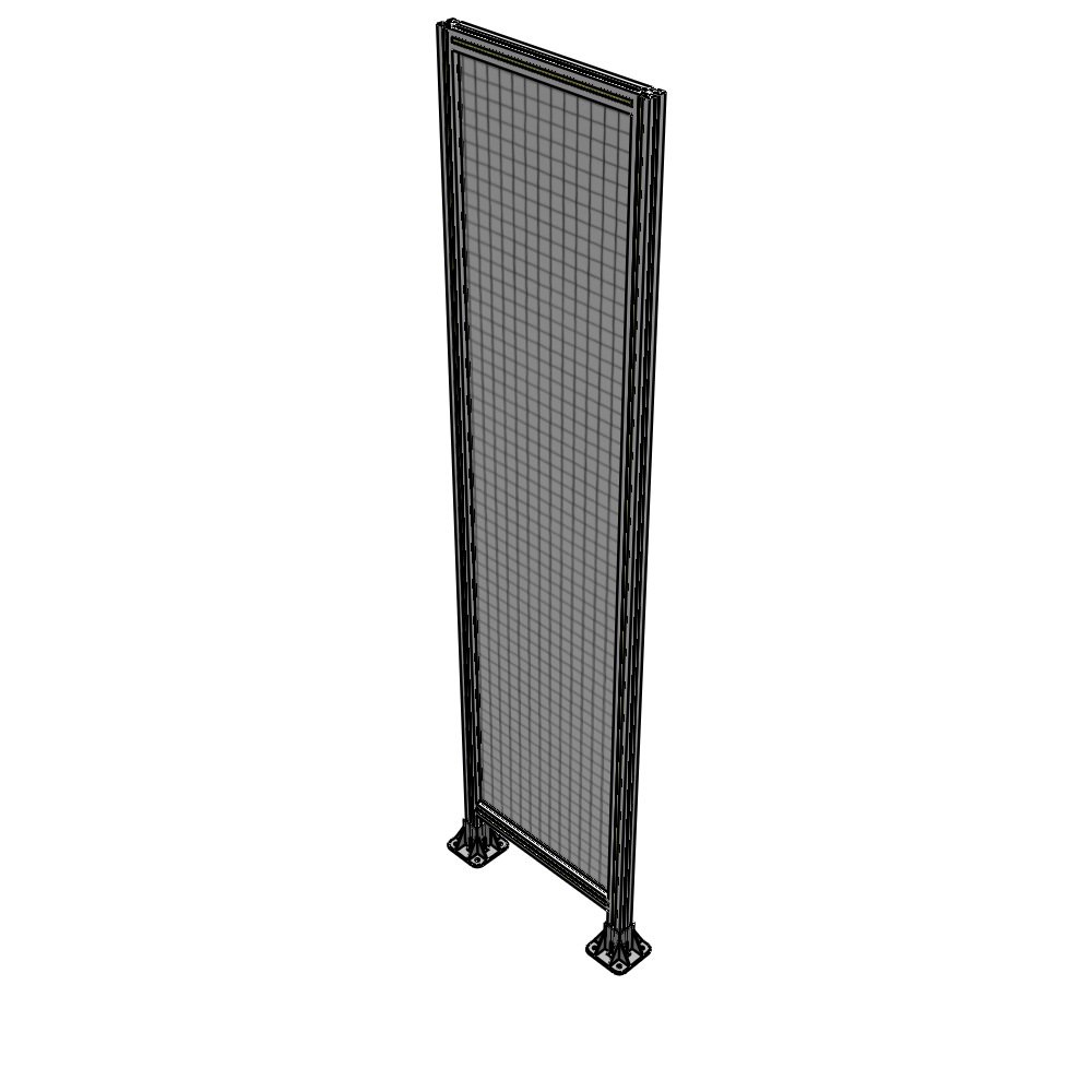 A3-2400-0600-0150-ZYMFA GUARDING PANEL 2400MM TALL X 600MM WIDE 1'' MESH