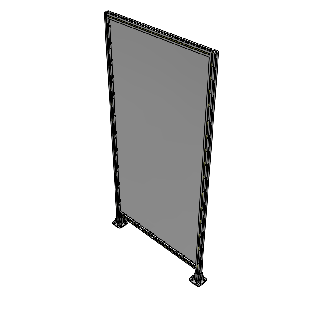 A3-2400-1200-0150-ZYPFK GUARDING PANEL 2400MM TALL X 1200MM WIDE 1/4'' POLYCARBONATE