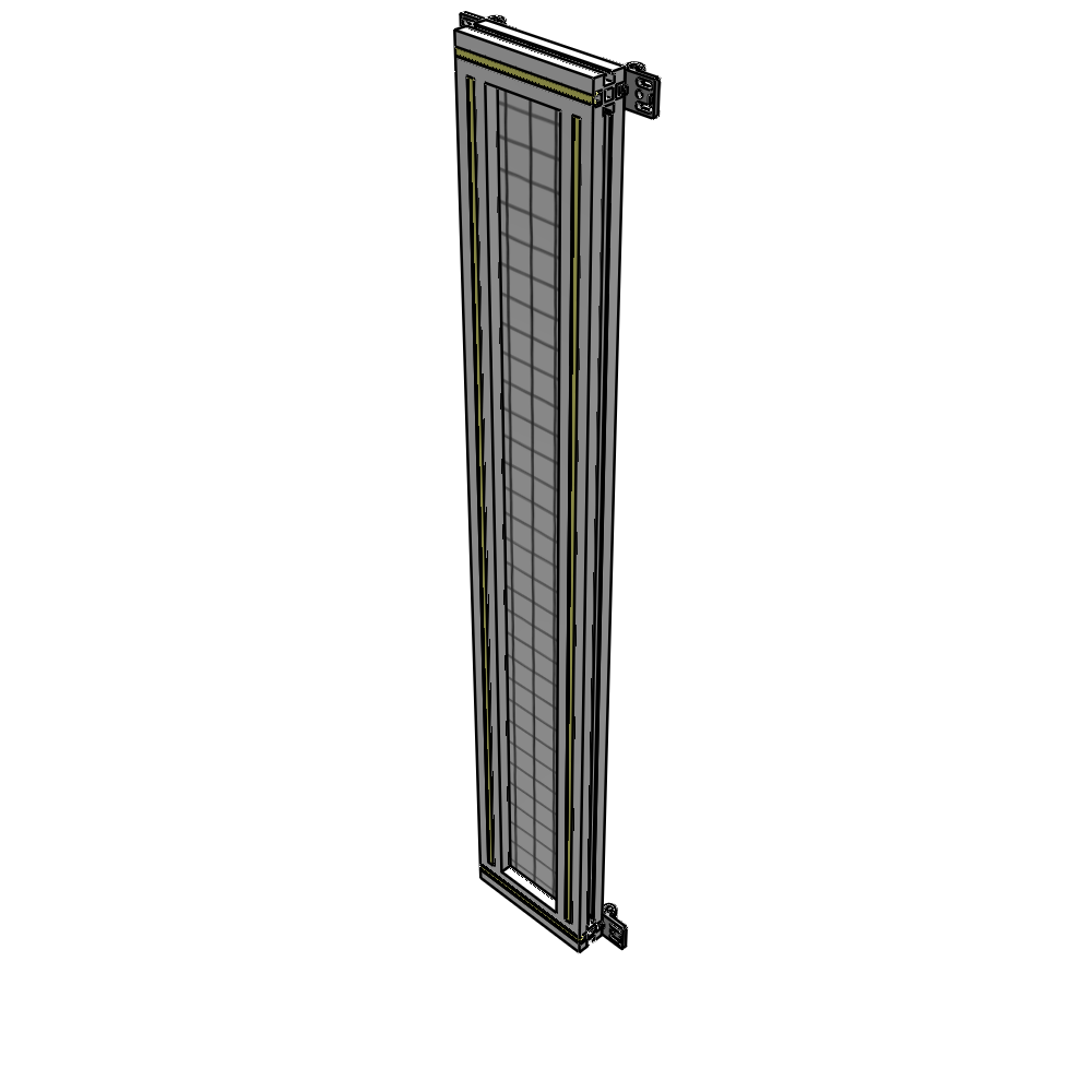 A4-1400-0200-0150-HYMZK GUARDING PANEL 1400MM TALL X 200MM WIDE 1'' MESH