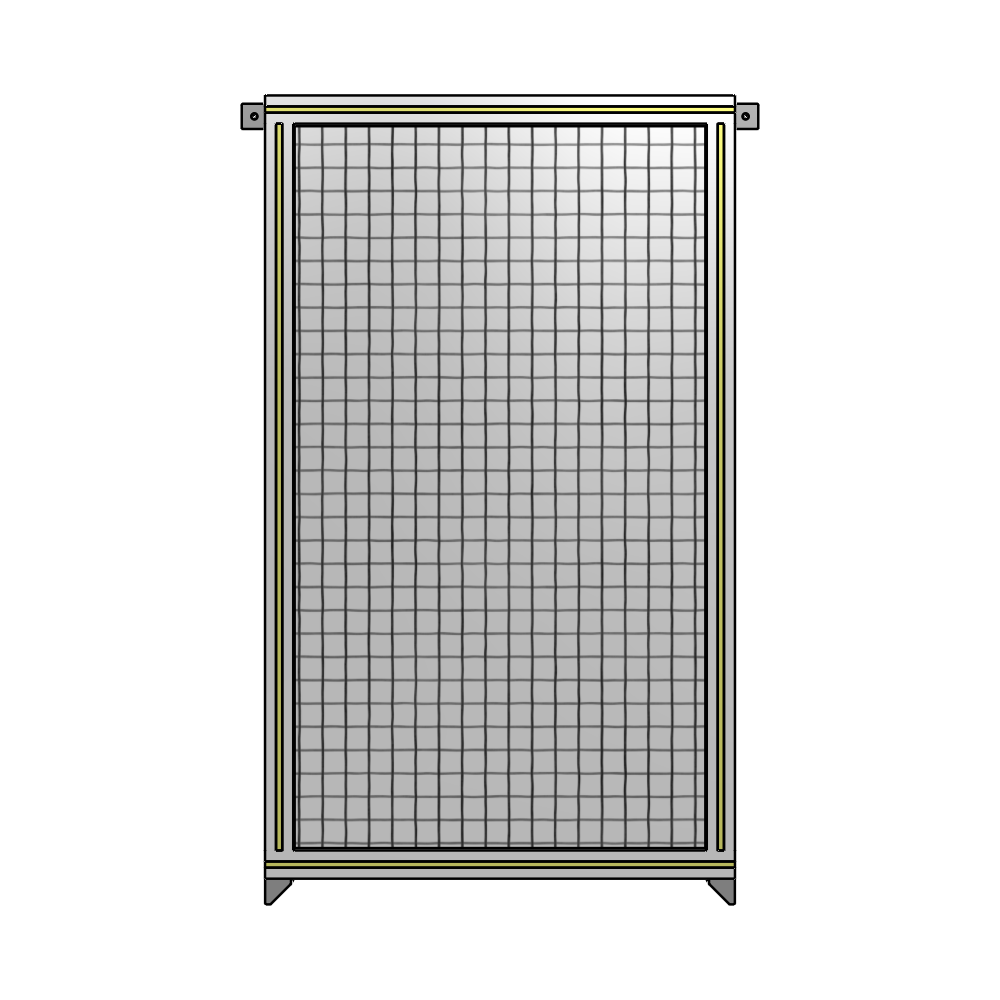 A4-1400-0750-0150-TYMZA GUARDING PANEL 1400MM TALL X 750MM WIDE 1'' MESH