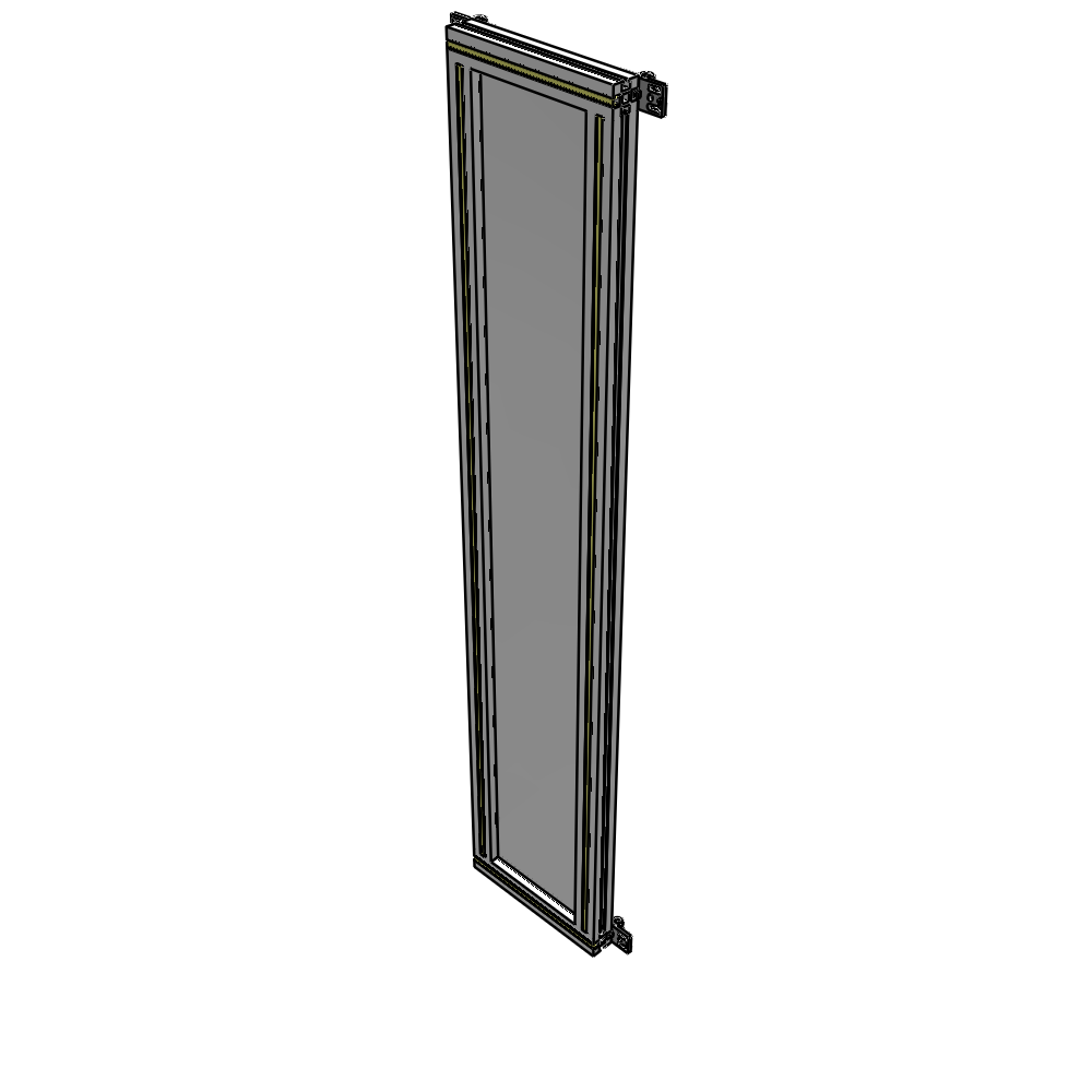 A4-1700-0300-0150-HYPZK GUARDING PANEL 1700MM TALL X 300MM WIDE 1/4'' POLYCARBONATE