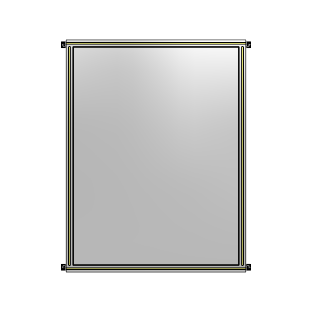 A4-1700-1200-0150-HYPZA GUARDING PANEL 1700MM TALL X 1200MM WIDE 1/4'' POLYCARBONATE