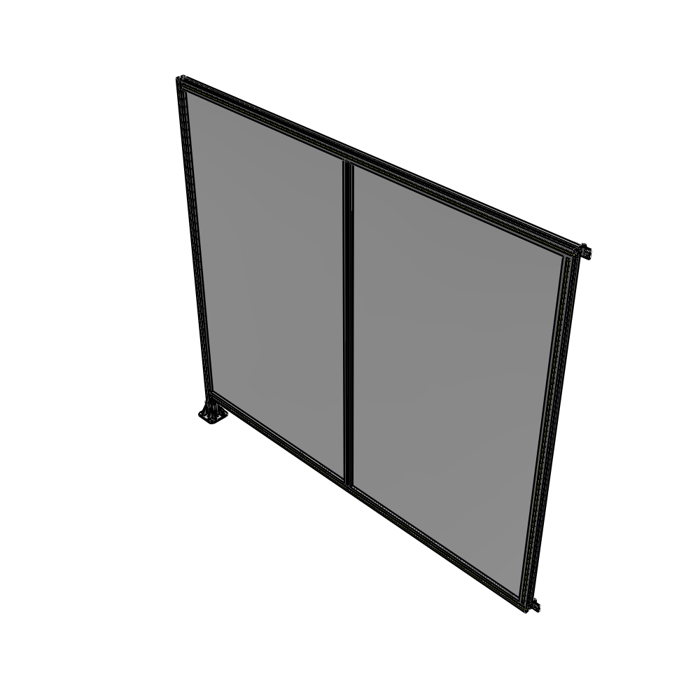 B1-2135-2400-0150-HYPFA GUARDING PANEL 2135MM TALL X 2400MM WIDE 1/4'' POLYCARBONATE