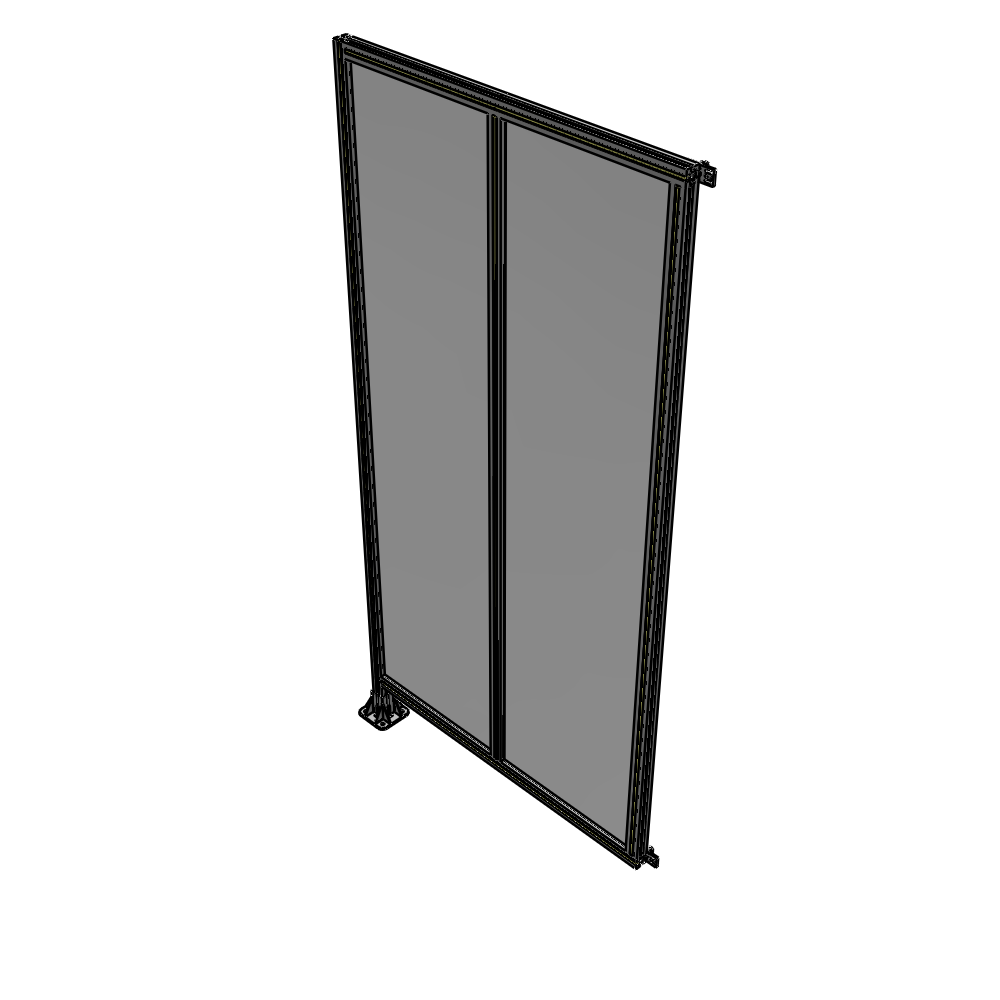 B1-2400-1200-0150-HYPFA GUARDING PANEL 2400MM TALL X 1200MM WIDE 1/4'' POLYCARBONATE