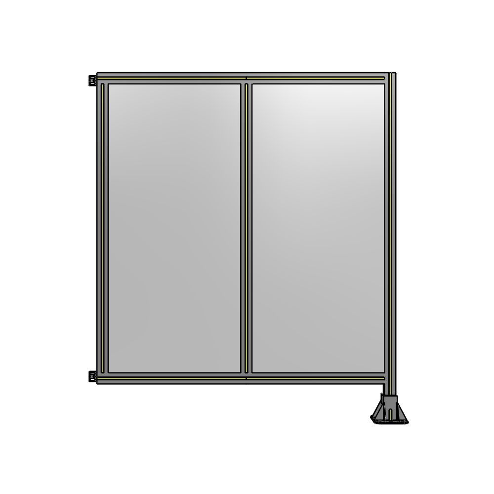 B2-1400-1200-0150-HYPFA GUARDING PANEL 1400MM TALL X 1200MM WIDE 1/4'' POLYCARBONATE