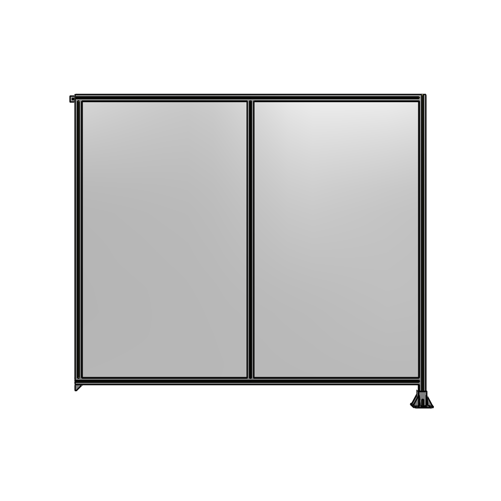 B2-2135-2400-0150-TYPFA GUARDING PANEL 2135MM TALL X 2400MM WIDE 1/4'' POLYCARBONATE