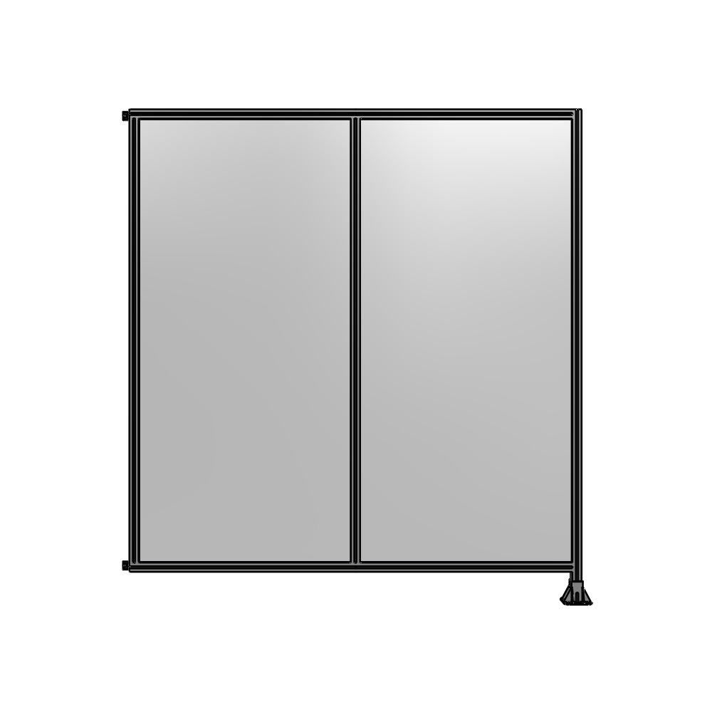 B2-2400-2200-0150-HYPFA GUARDING PANEL 2400MM TALL X 2200MM WIDE 1/4'' POLYCARBONATE