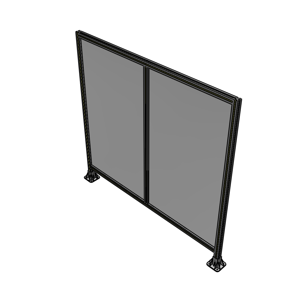 B3-1700-1800-0150-ZYPFK GUARDING PANEL 1700MM TALL X 1800MM WIDE 1/4'' POLYCARBONATE