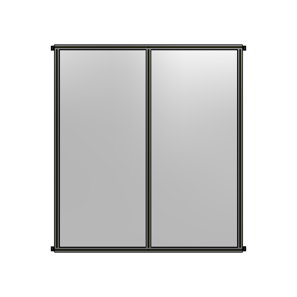 B4-2135-1800-0150-HYPZA GUARDING PANEL 2135MM TALL X 1800MM WIDE 1/4'' POLYCARBONATE