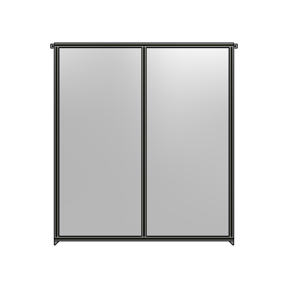 B4-2135-1800-0150-TYPZA GUARDING PANEL 2135MM TALL X 1800MM WIDE 1/4'' POLYCARBONATE