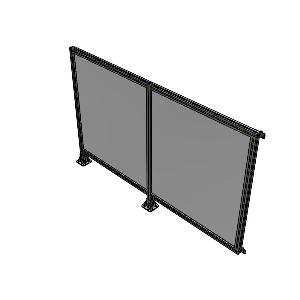 B5-1400-2200-0150-HYPFA GUARDING PANEL 1400MM TALL X 2200MM WIDE 1/4'' POLYCARBONATE