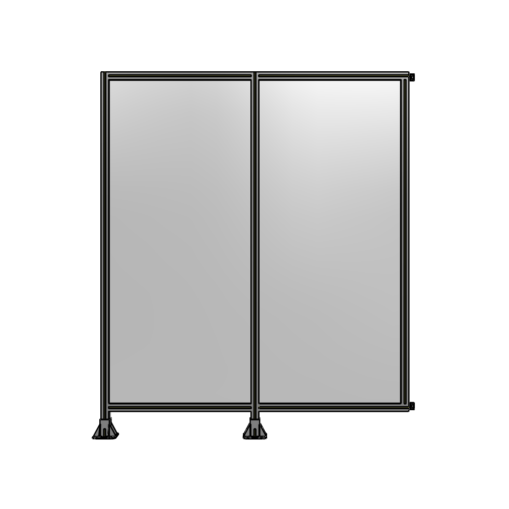 B5-2135-1800-0150-HYPFK GUARDING PANEL 2135MM TALL X 1800MM WIDE 1/4'' POLYCARBONATE
