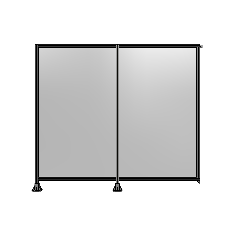 B5-2135-2400-0150-TYPFK GUARDING PANEL 2135MM TALL X 2400MM WIDE 1/4'' POLYCARBONATE