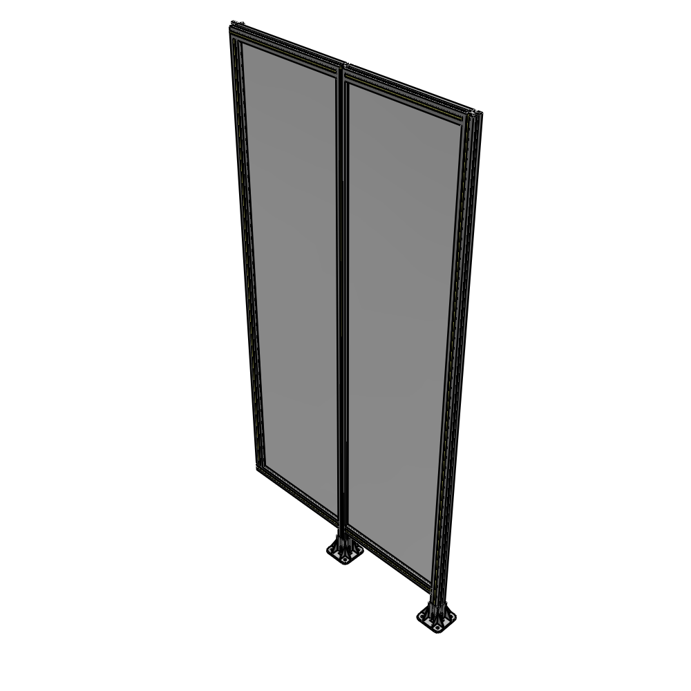 B6-2400-1200-0150-HYPFK GUARDING PANEL 2400MM TALL X 1200MM WIDE 1/4'' POLYCARBONATE