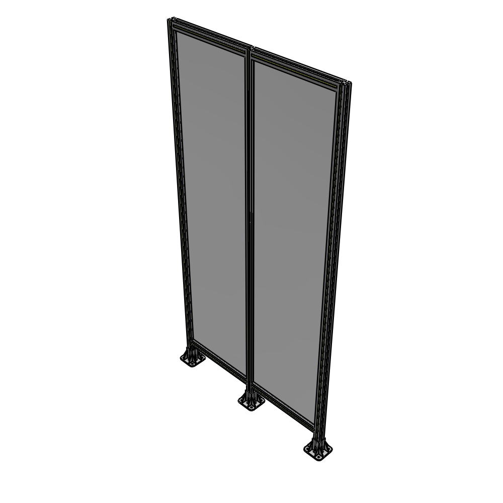 B8-2400-1200-0150-ZYPFK GUARDING PANEL 2400MM TALL X 1200MM WIDE 1/4'' POLYCARBONATE