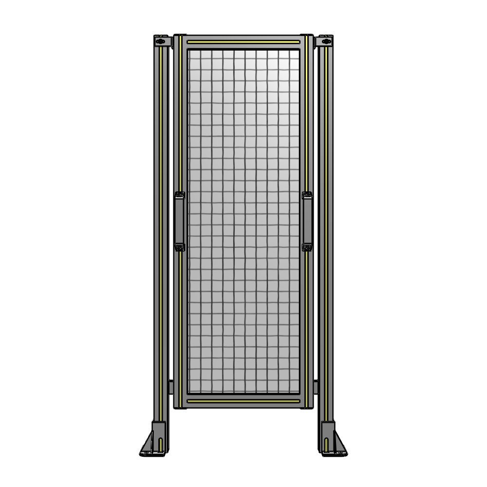 E3-1400-0600-0150-GYMTA GUARDING PANEL 1400MM TALL X 600MM WIDE 1'' MESH