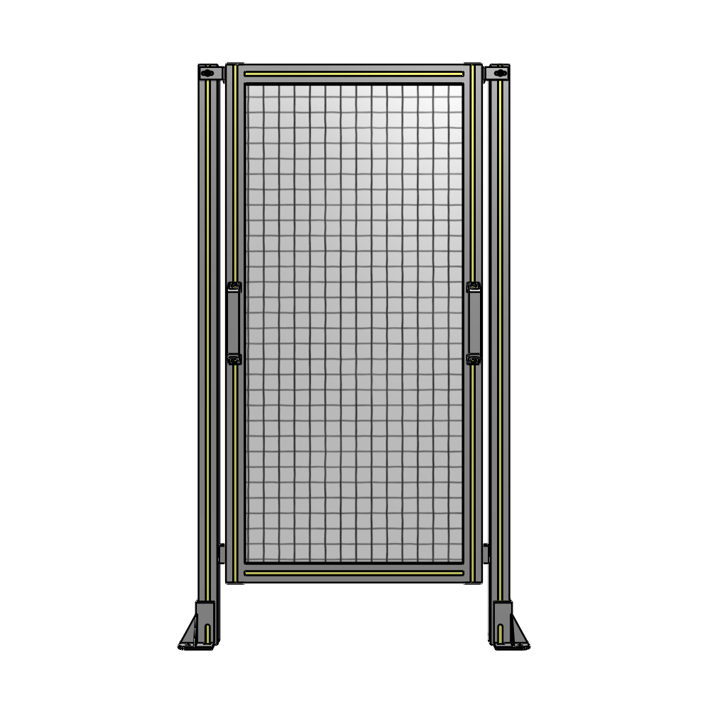 E3-1400-0750-0150-GYMTA GUARDING PANEL 1400MM TALL X 750MM WIDE 1'' MESH