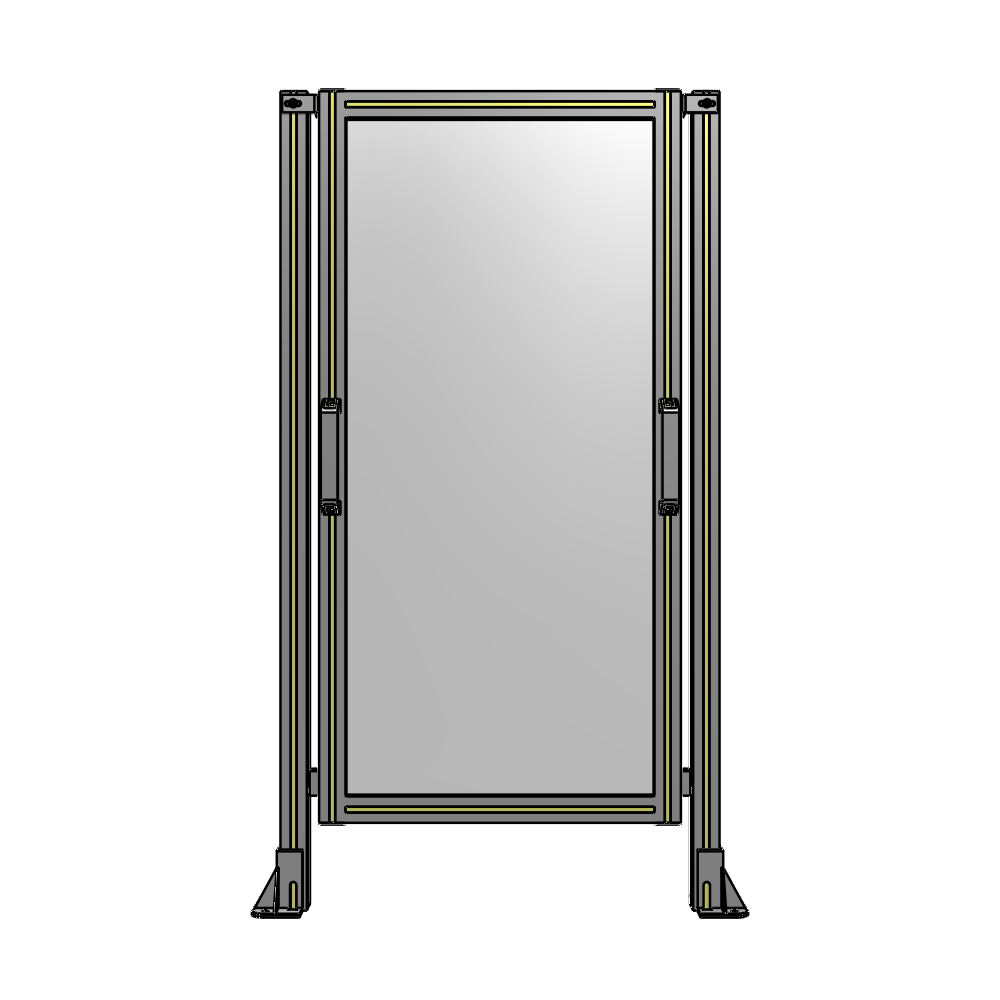 E3-1400-0750-0150-GYPTA GUARDING PANEL 1400MM TALL X 750MM WIDE 1/4'' POLYCARBONATE