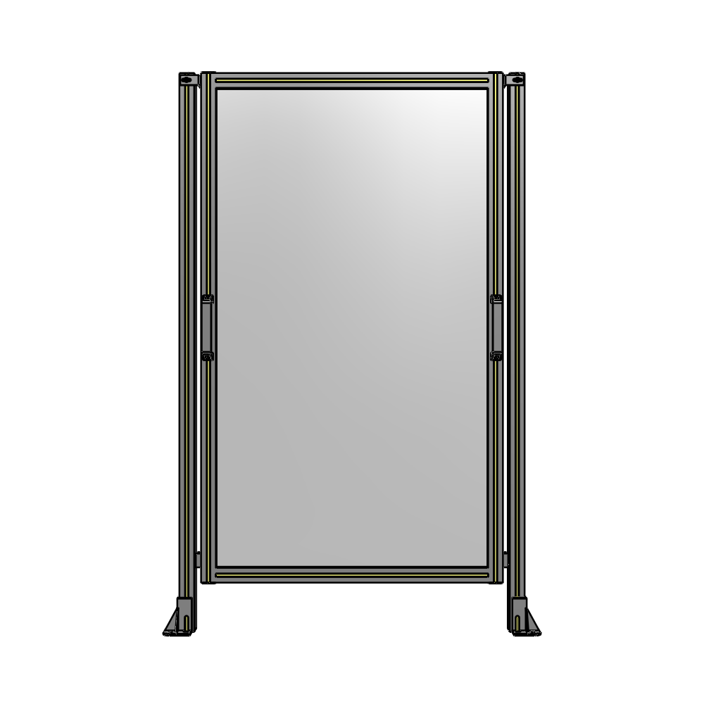 E3-1700-1050-0150-GYPTA GUARDING PANEL 1700MM TALL X 1050MM WIDE 1/4'' POLYCARBONATE
