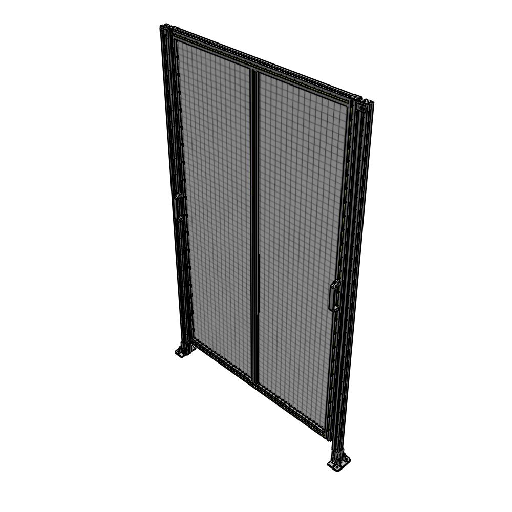 E4-2400-1450-0150-GYMTA GUARDING PANEL 2400MM TALL X 1450MM WIDE 1'' MESH