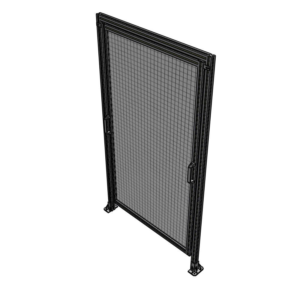 E5-2135-1200-0150-GYMTA GUARDING PANEL 2135MM TALL X 1200MM WIDE 1'' MESH