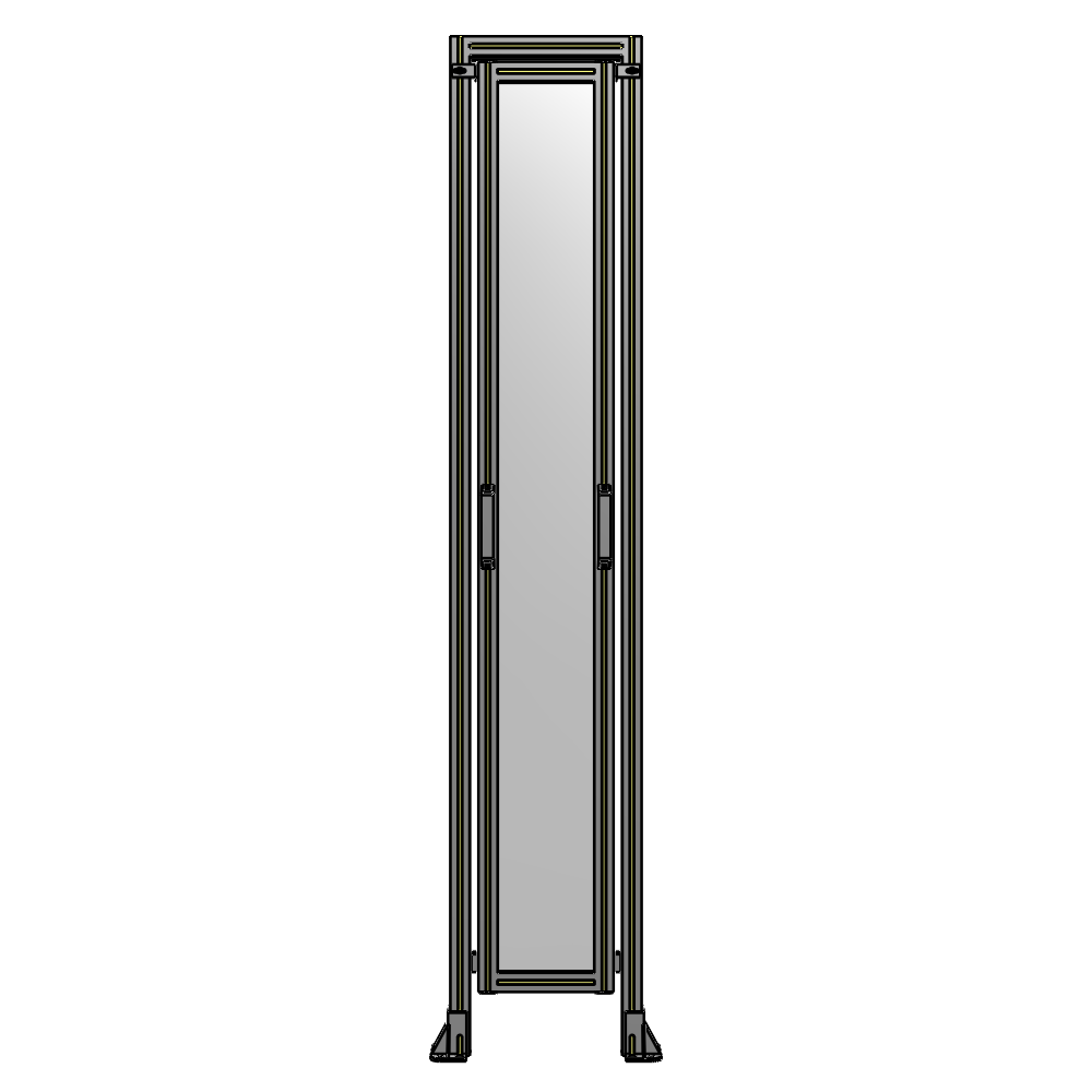E5-2400-0450-0150-GYPTK GUARDING PANEL 2400MM TALL X 450MM WIDE 1/4'' POLYCARBONATE