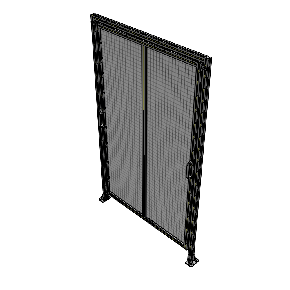 E6-2400-1450-0150-GYMTA GUARDING PANEL 2400MM TALL X 1450MM WIDE 1'' MESH