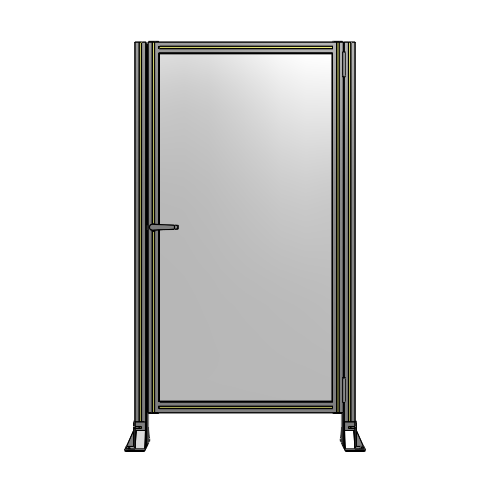 G6-1700-0920-0150-EYPTA GUARDING PANEL 1700MM TALL X 920MM WIDE 1/4'' POLYCARBONATE
