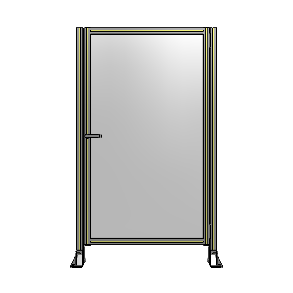 G6-1700-1000-0150-EYPTA GUARDING PANEL 1700MM TALL X 1000MM WIDE 1/4'' POLYCARBONATE
