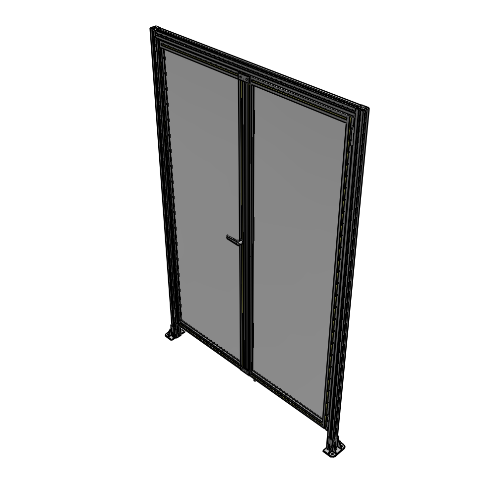 J1-2400-1600-0150-TYPTK GUARDING PANEL 2400MM TALL X 1600MM WIDE 1/4'' POLYCARBONATE