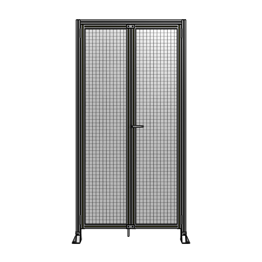 J3-2400-1200-0150-UYMTK GUARDING PANEL 2400MM TALL X 1200MM WIDE 1" MESH