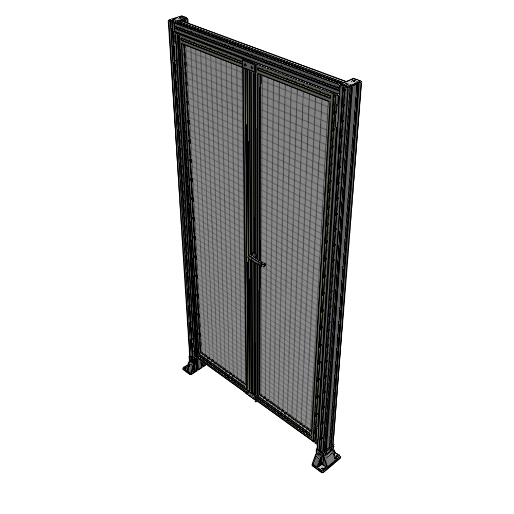 J3-2400-1200-0150-UYMTK GUARDING PANEL 2400MM TALL X 1200MM WIDE 1" MESH