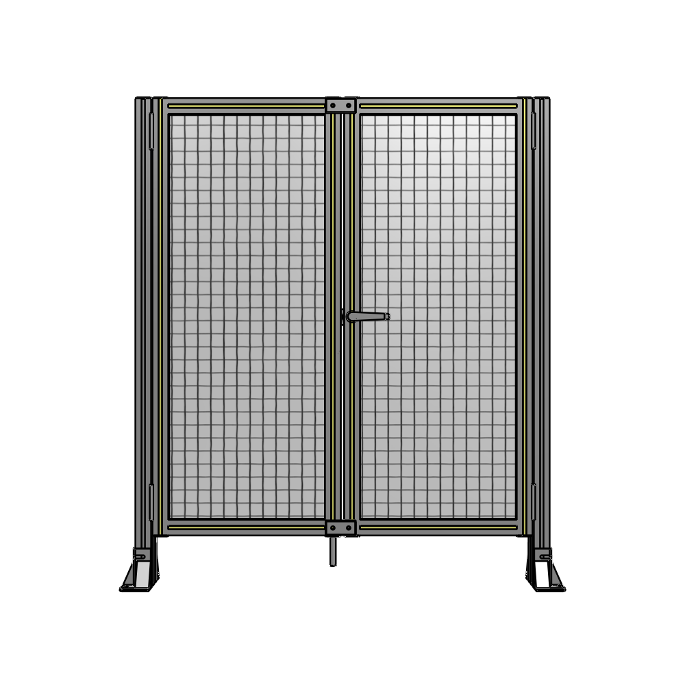 J4-1400-1200-0150-UYMTK GUARDING PANEL 1400MM TALL X 1200MM WIDE 1" MESH