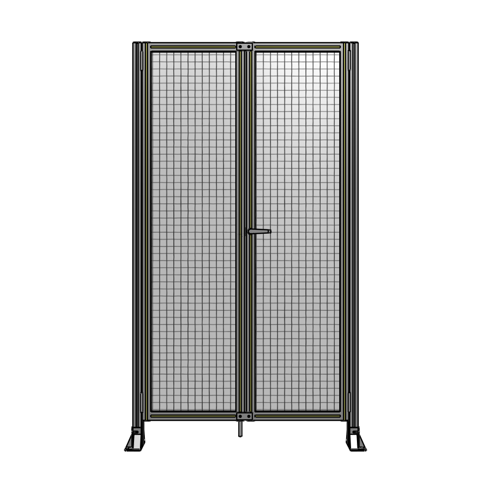 J4-2135-1200-0150-UYMTA GUARDING PANEL 2135MM TALL X 1200MM WIDE 1" MESH