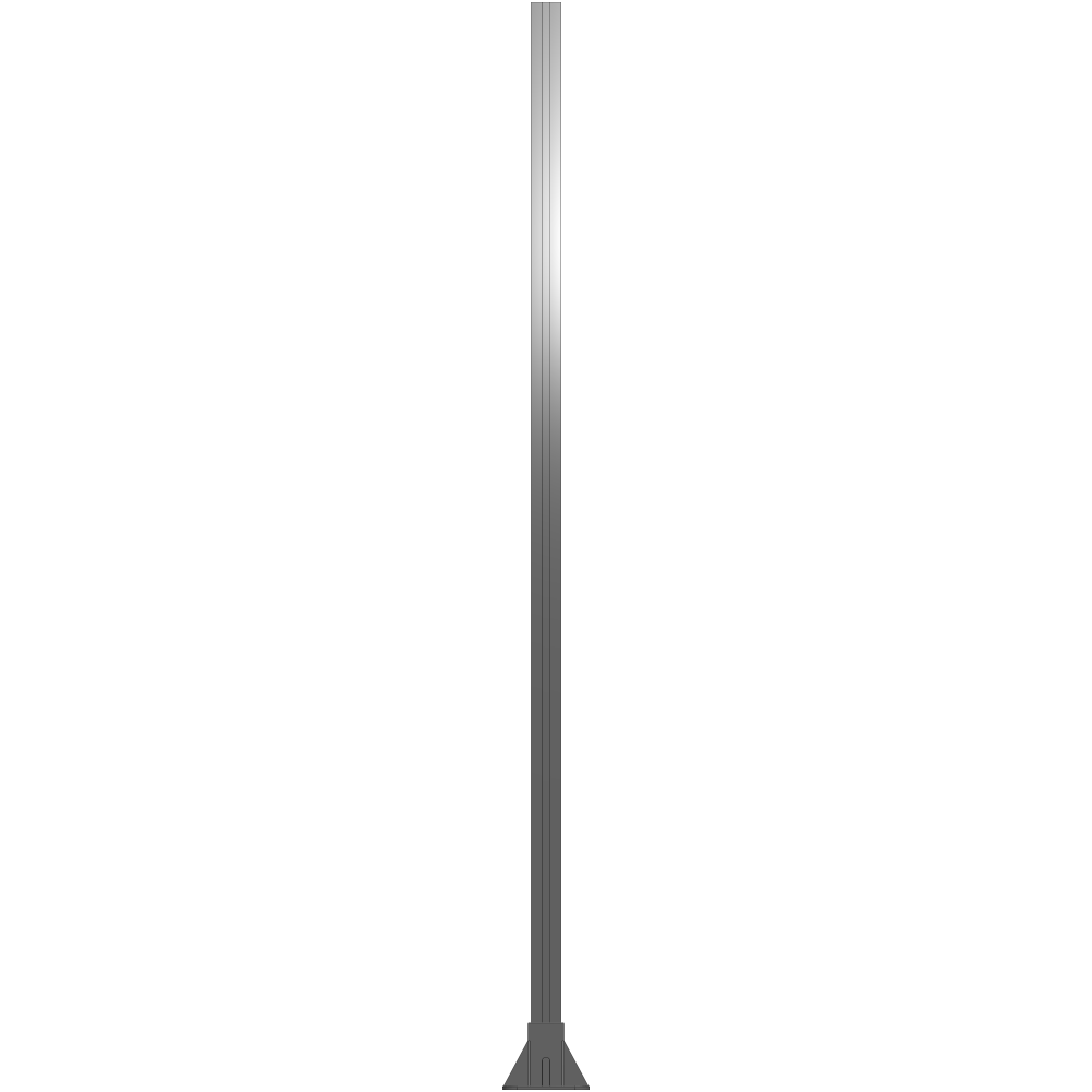K1-1700-ZFA GUARDING POST 45 MM WIDE X 45 MM DEEP X 1700 MM TALL